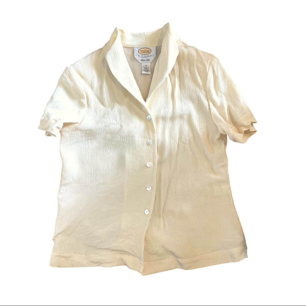 Vintage Pure Silk Talbots Blouse